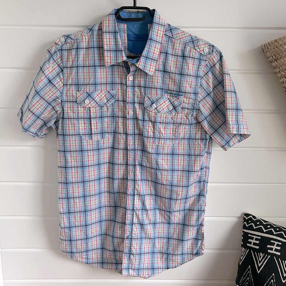 Matinique Men’s Short Sleeves Button Down Shirt